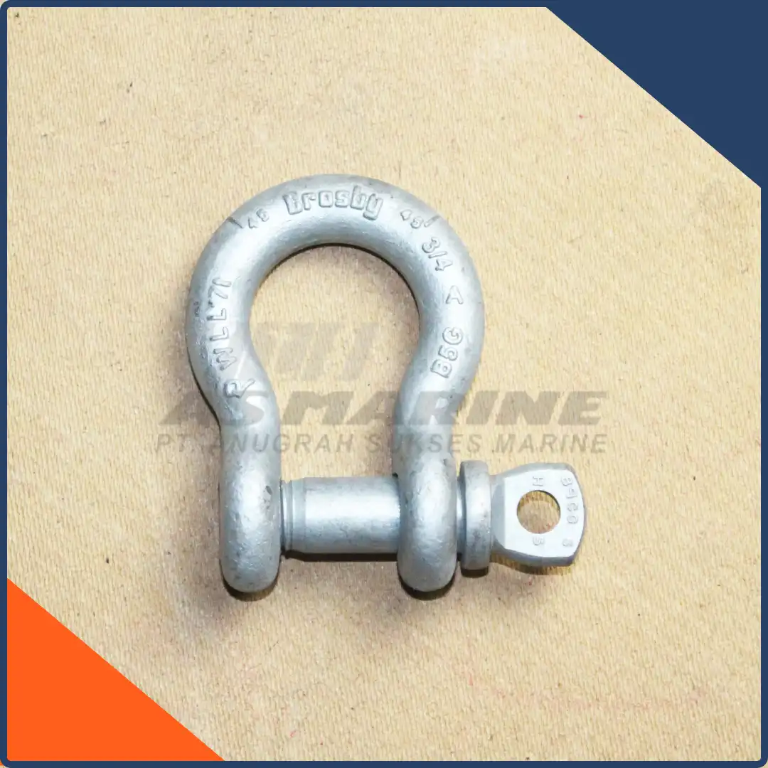 Bow Shackle / Segel Omega Crosby G209A Alloy Screw PIN 3/4 Inch 7 Ton